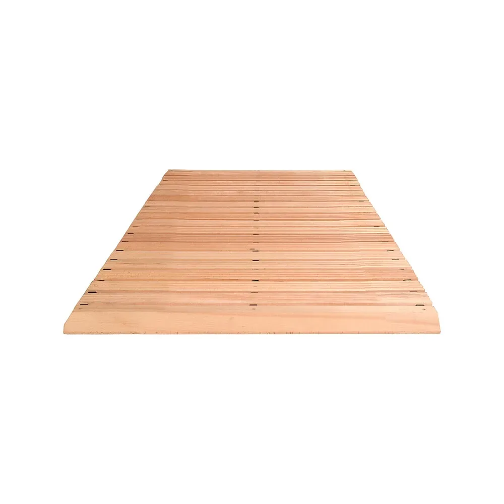 Holzlaufrost Yoga, Buche hell, pro lfd. m, mit Anschrägung an 3 Seiten, Breite 1000 mm Miltex