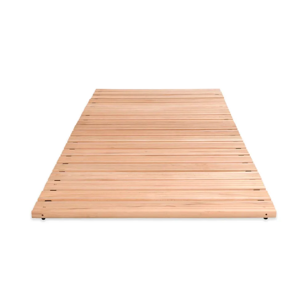 Holzlaufrost Yoga, Buche hell, pro lfd. m, ohne Anschrägung, Breite 800 mm Miltex