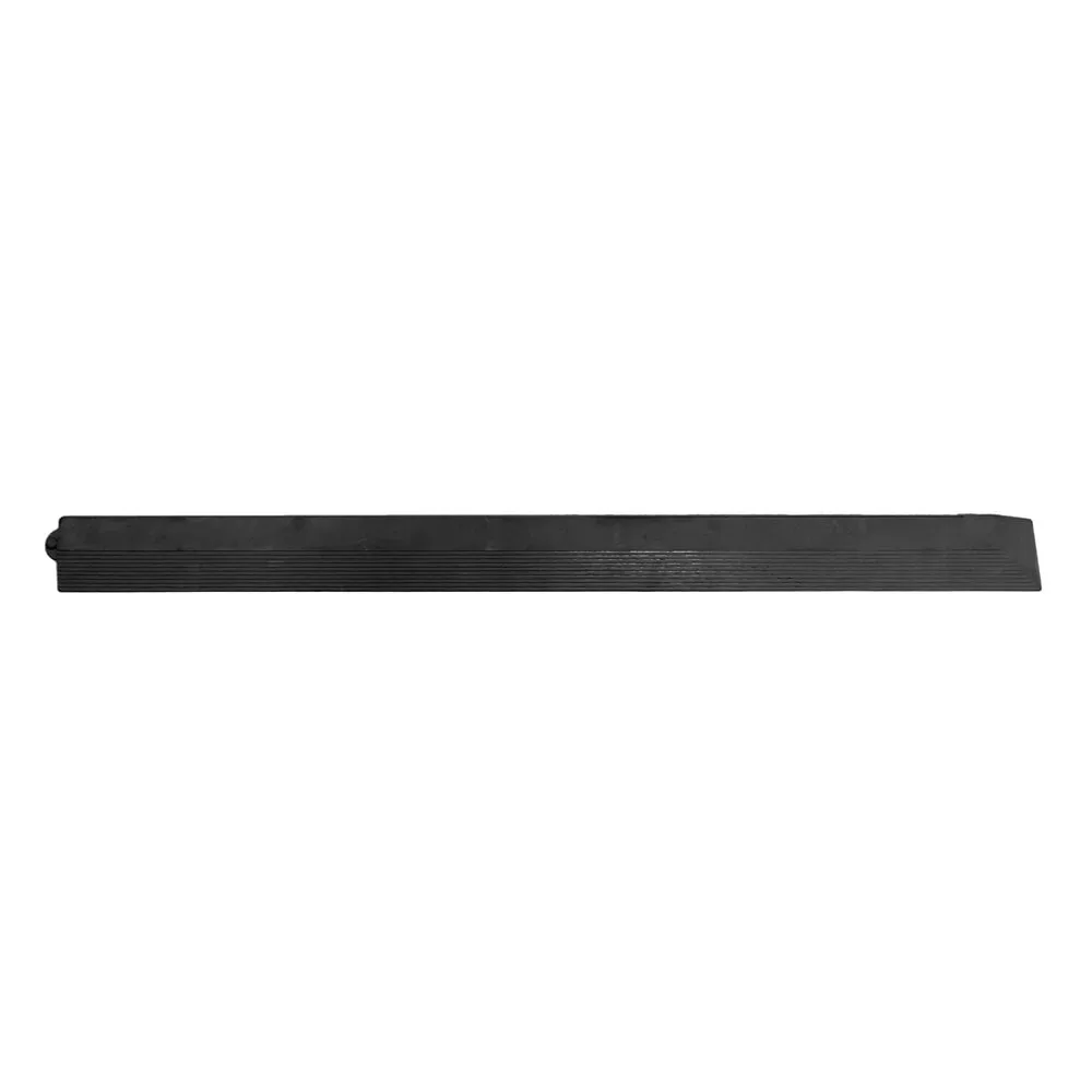 Randleiste NBR/SP, LxBxH 965 x 65 x 17 mm, schwarz, inklusive Ecke, weiblich Miltex