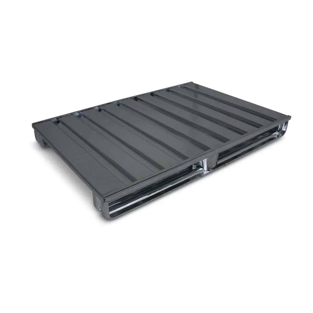 HESON®Stahlblech-Flachpalette, feuerverzinkt, LxB 1.200 x 800 mm