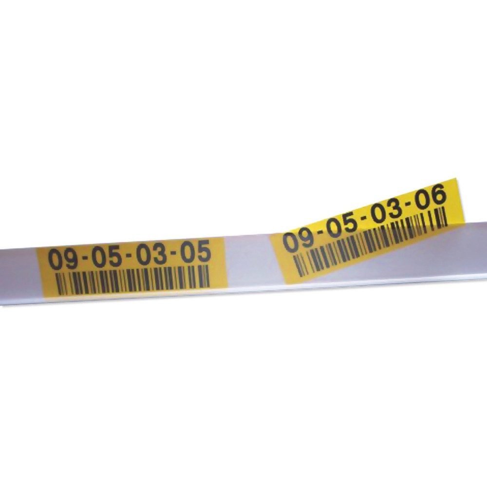 Etikettenhalter, selbstklebend, HxB 62 x 1.000 mm, transparent