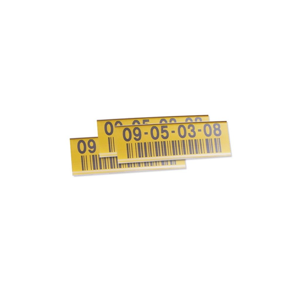 Etikettenhalter, magnetisch, HxB 33 x 100 mm, weiss