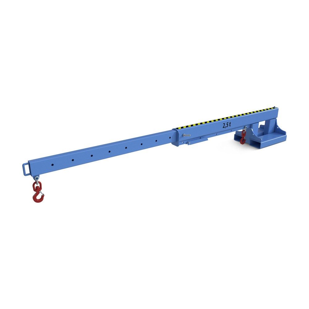 Bauer® Kranarm Modell 2, Reichweite bis 3.655 mm, TK bis 2.500 kg, lichtblau