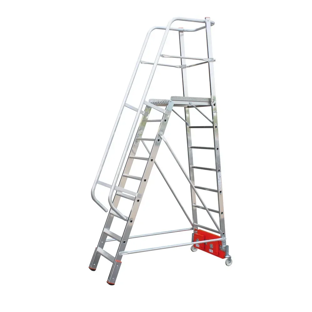 KRAUSE® STABILO Plattformleiter Vario, Ballastierung 80 kg, Standhöhe 2,10 m