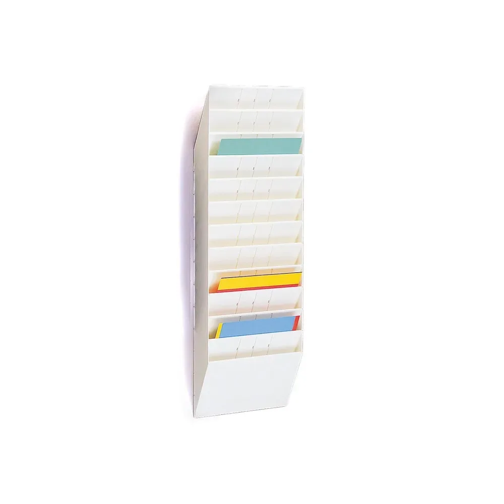 DURABLE Prospekthalter Flexiboxx, 12x DIN A4, Querformat, weiss