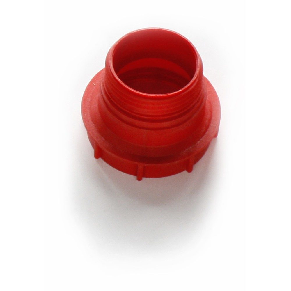 Gewindeadapter aus PE, rot, 2