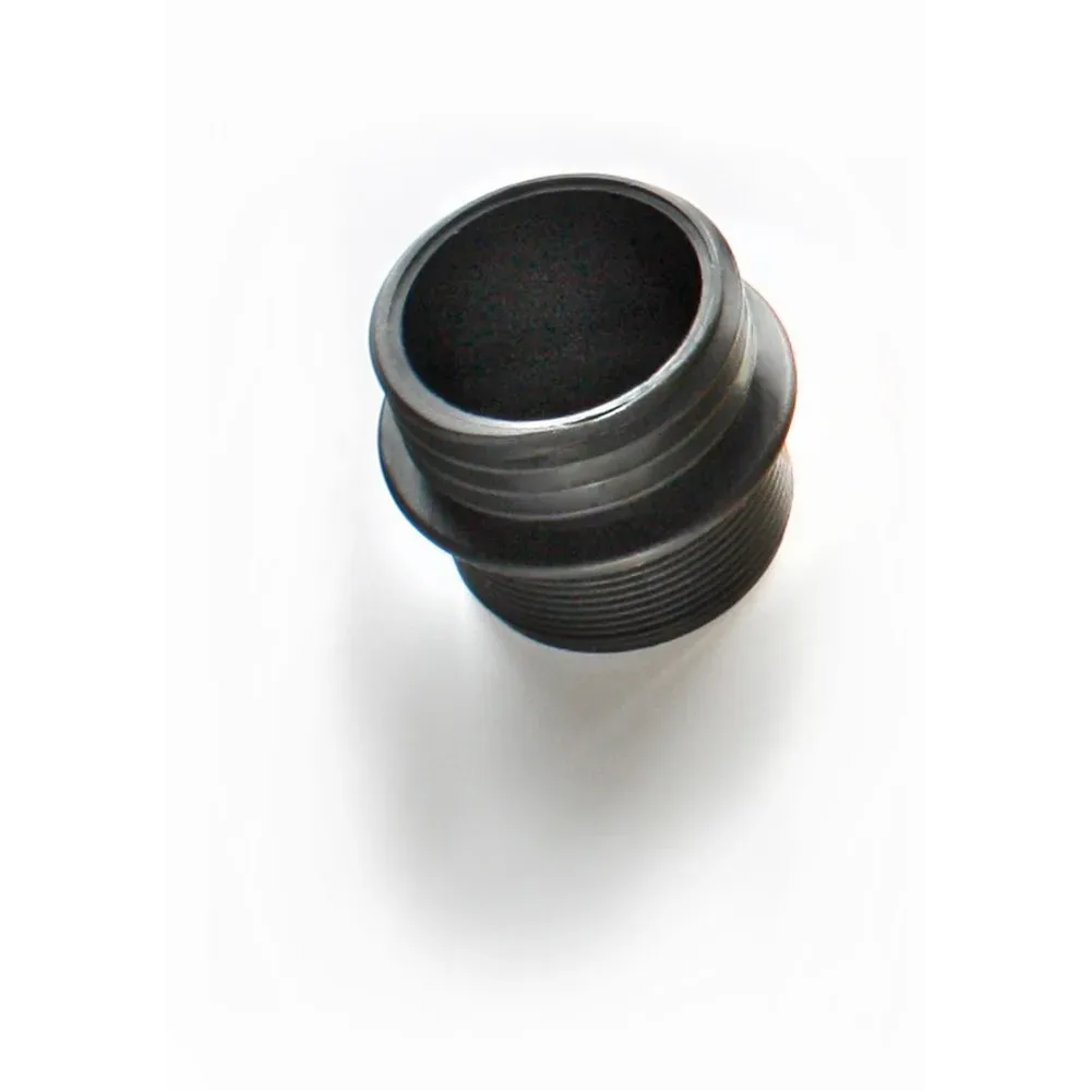 Gewindeadapter aus PE, schwarz, 2