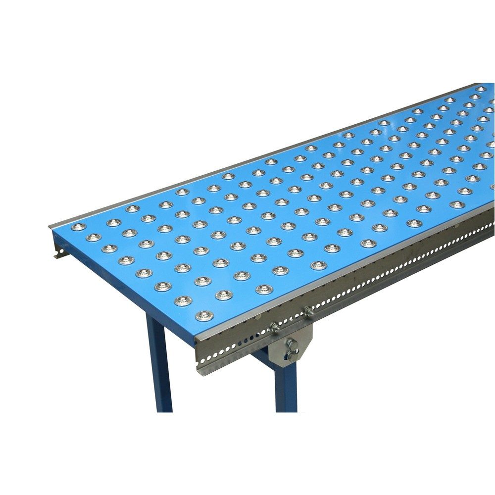BLUME Kugelrollen-Tisch U-Profil, Ø 15 mm, LxB 500 x 800 mm, Teilung 100 mm