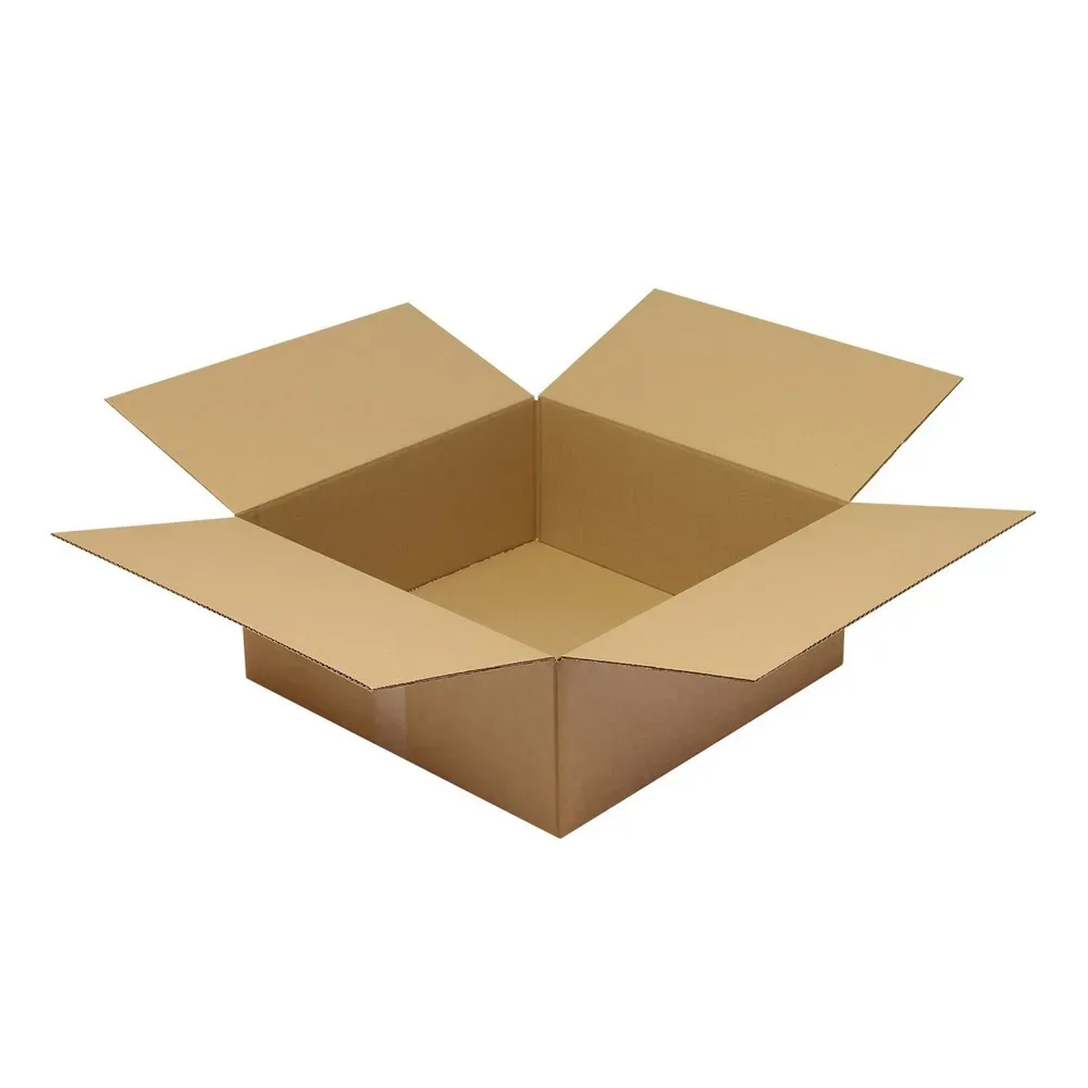Wellpapp-Faltkarton, 1-wellig, Innenmass HxBxT 200 x 500 x 500 mm, Qualität 1.30 C