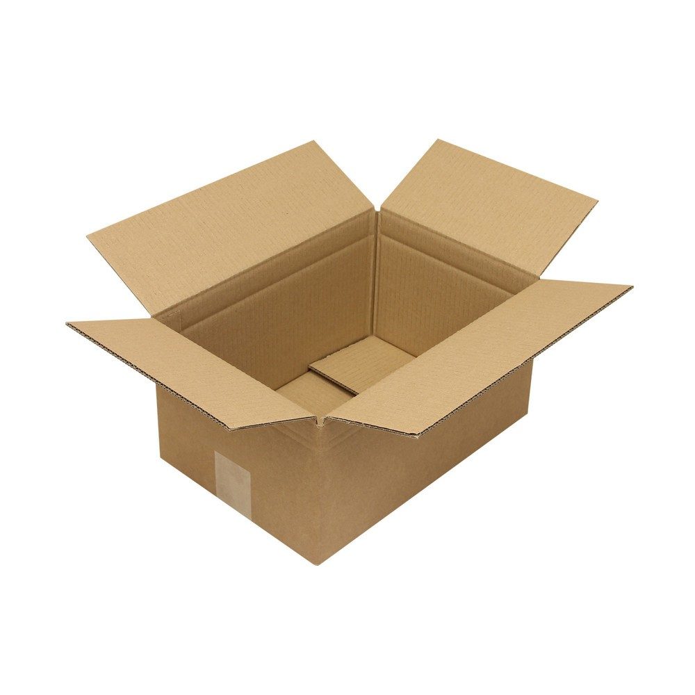 Wellpapp-Faltkarton, 2-wellig, Innenmass HxBxT 160 x 325 x 220 mm, Qualität 2.20 EB