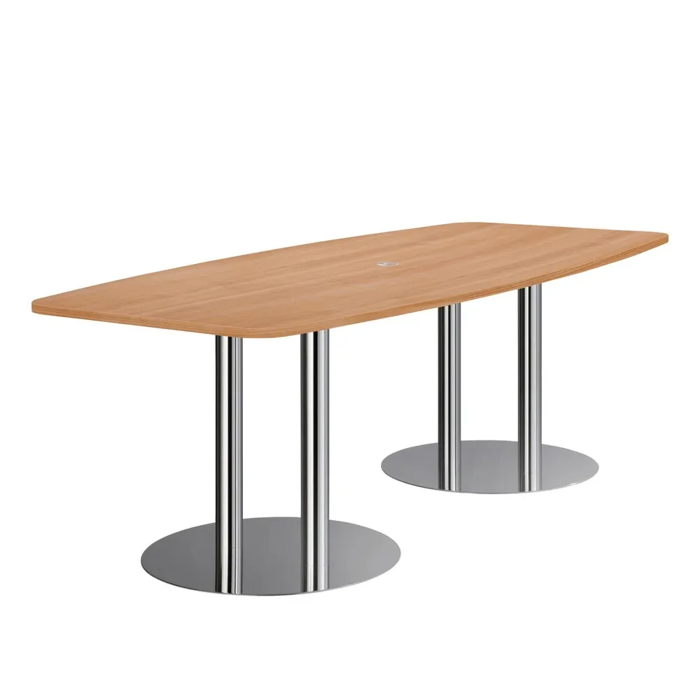 Konferenztisch Meeting, BxT 2.200 x 1.050 mm, Buche