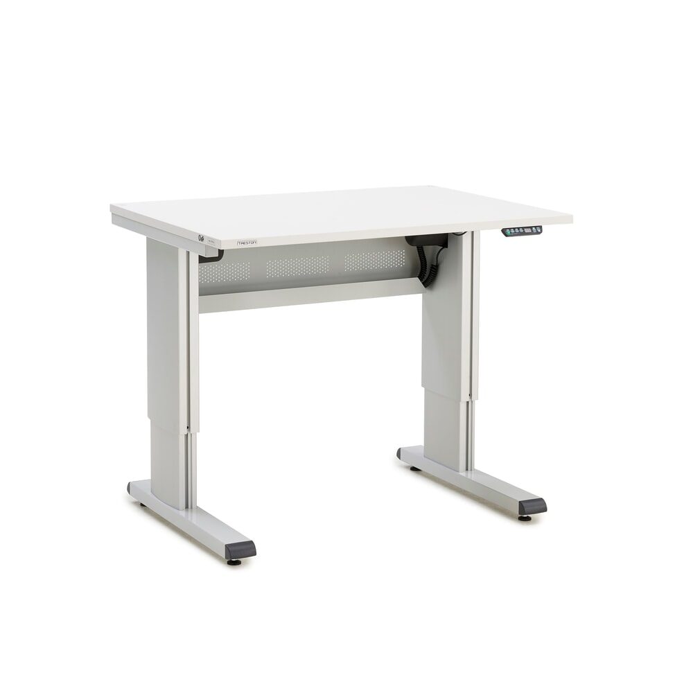 Treston Arbeitstisch Serie WB, mit Elektromotor, höhenverstellbar, 1073 mm