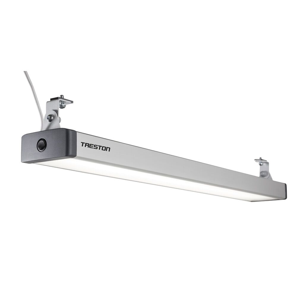 Treston NatureLite LED-Arbeitsplatzleuchte TNL900, 4000 K, 42 W, dimmbar, B 900 x T 120 x H 50 mm, grau