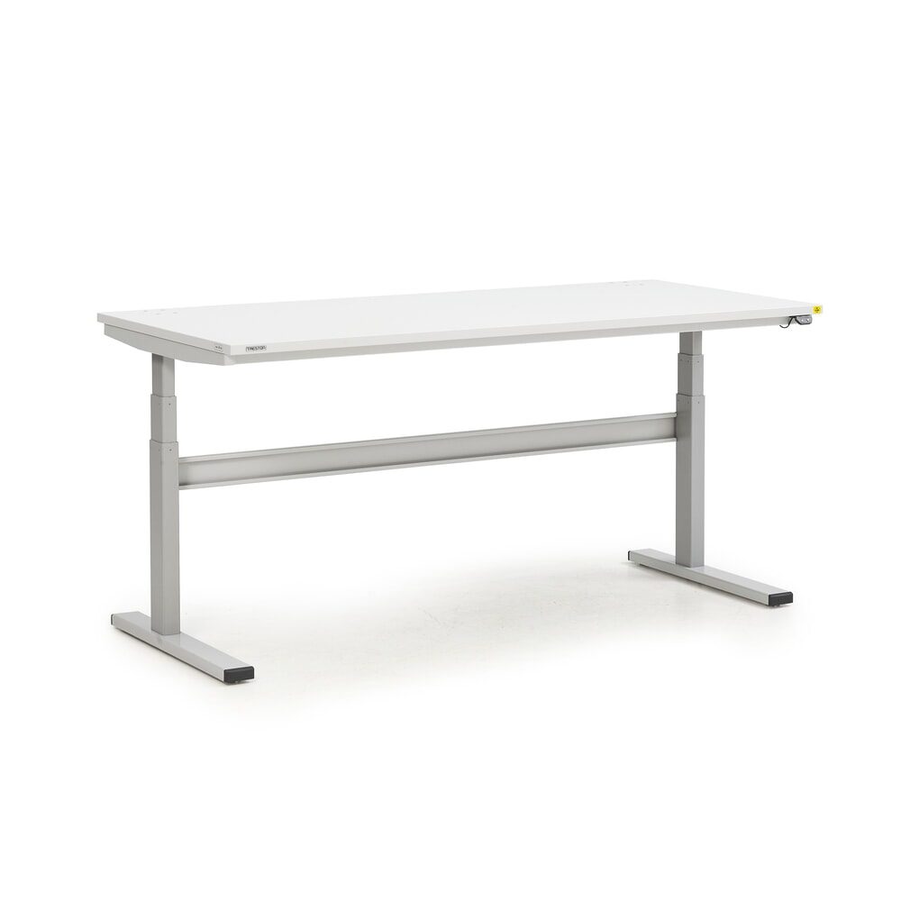 TRESTON TED-Arbeitstisch, ESD, elektrisch höhenverstellbar, HxBxT 630-1.270 x 1.800 x 800 mm