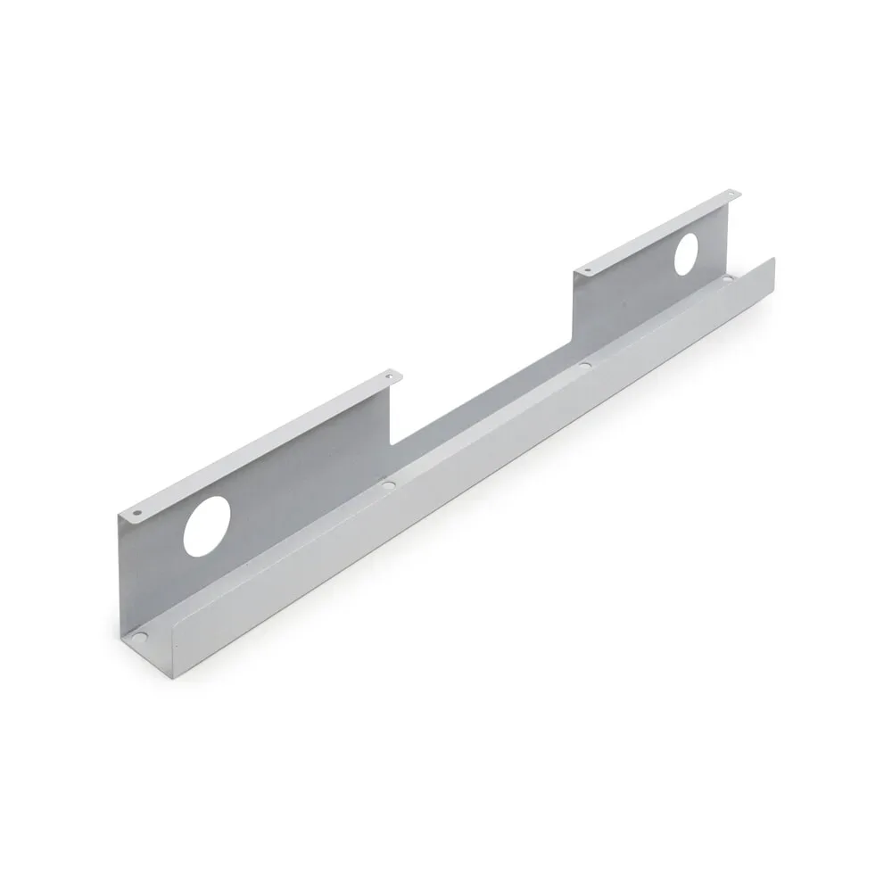 Treston Kabelwanne für TED-Arbeitstisch, B 800 x T 62 x H 100 mm, lichtgrau RAL 7035