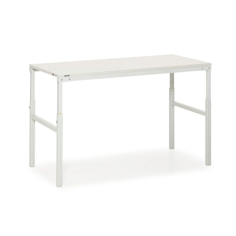 Arbeitstisch Serie TP, Grundtisch, manuell höhenverstellbar, BxT 1500 x 500 mm Treston
