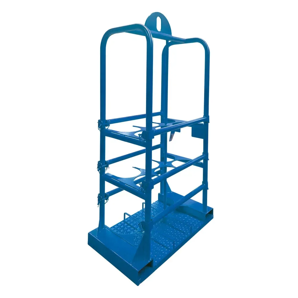Eichinger® Gasflaschenkorb, 6 Flaschen ø 250 mm, enzianblau