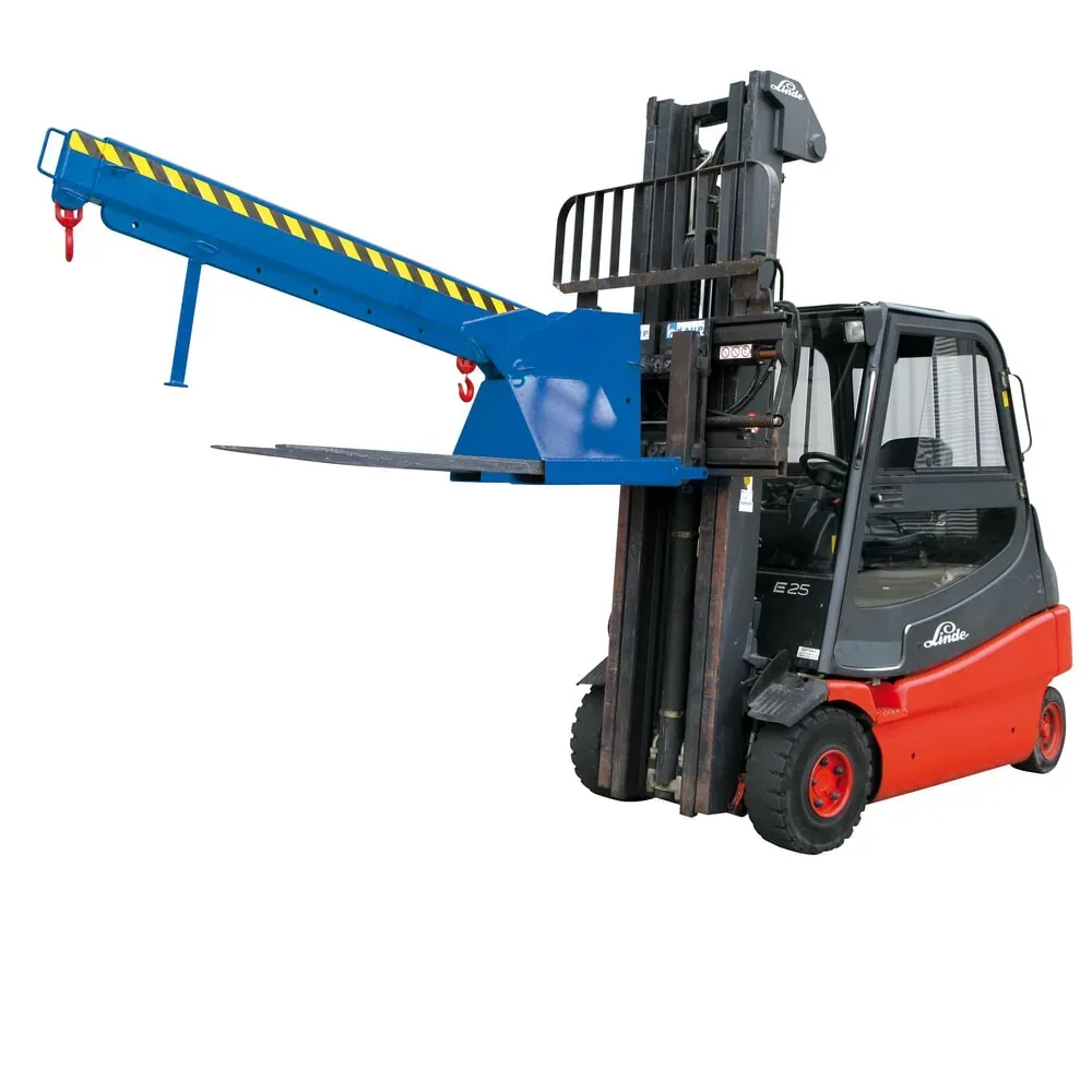 Kranarm, teleskopierbar und höhenverstellbar, 560 - 2500 kg, enzianblau Eichinger
