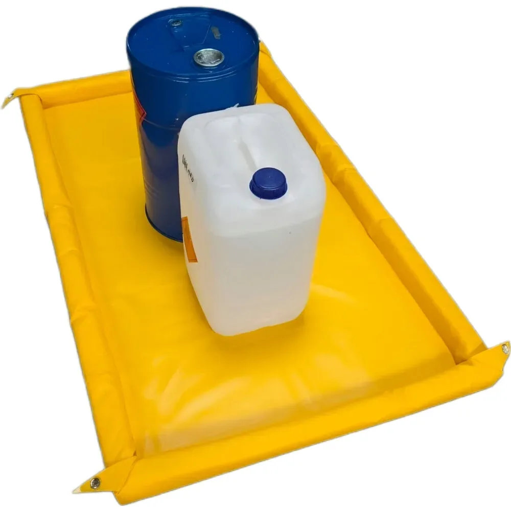 Steinbock® Faltbare Auffangwanne Light aus PVC, HxBxT 50 x 750 x 1.350 mm, Auffangvolumen 38 l