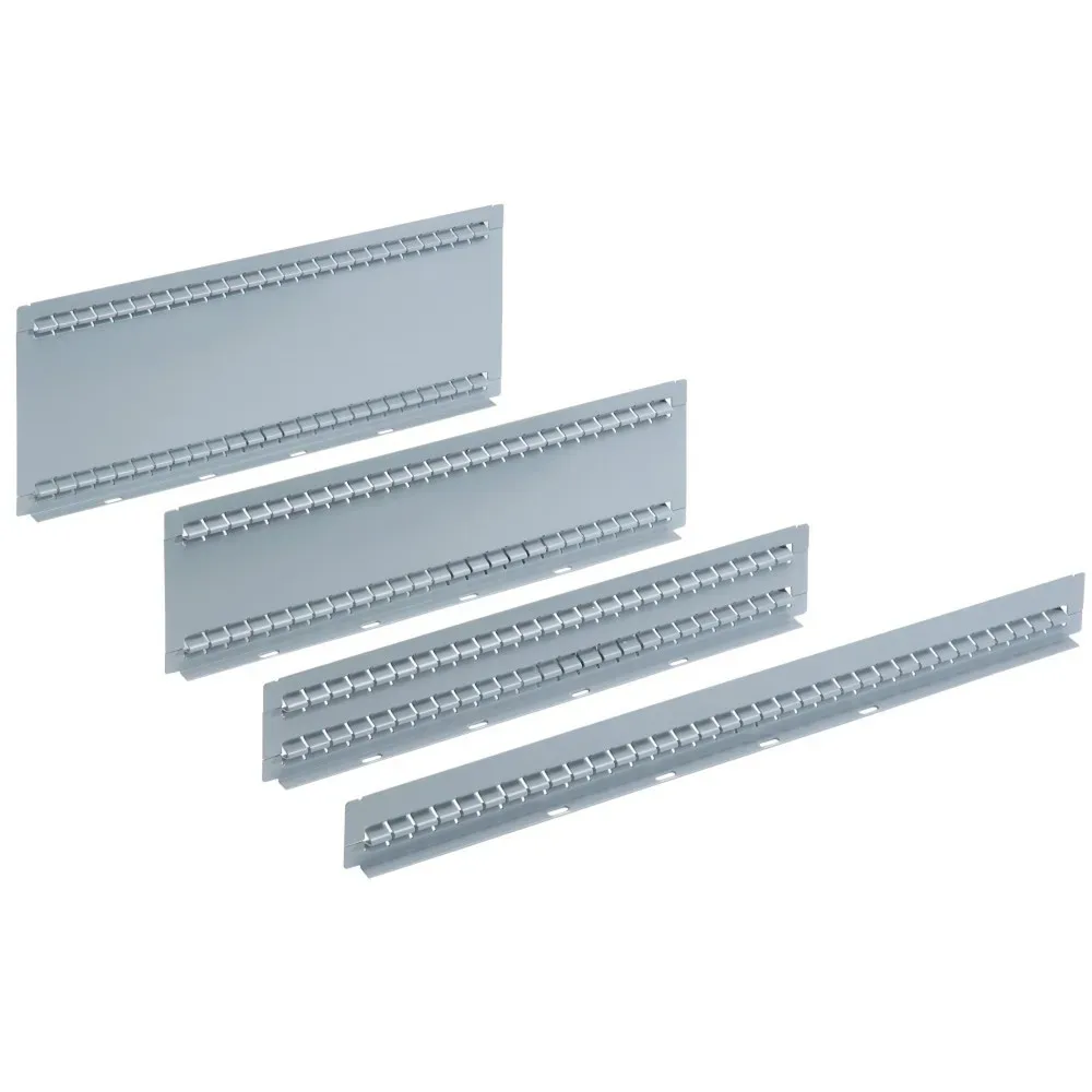 Einteilungsmaterial, VE = 3 Stk, für Schubladenhöhe 200 mm, Schlitzwand, Tiefe 612 mm LISTA