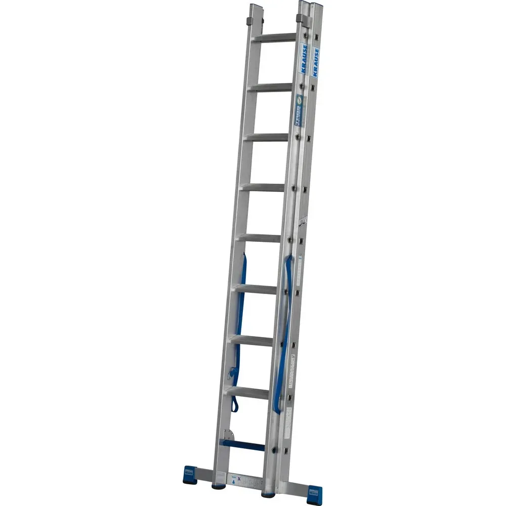 Profi-Vielzweckleiter STABILO + S, 2-teilig, Stufen/Sprossen-Kombination, 2 x 9 Stufen/Sprossen KRAUSE