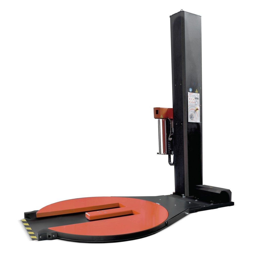 Palettenwickler HSD VOLTA-T ''PW'', offener Drehteller Ø 1.650 mm, Wickelhöhe 2.500 mm, Beschickungswinkel 90°