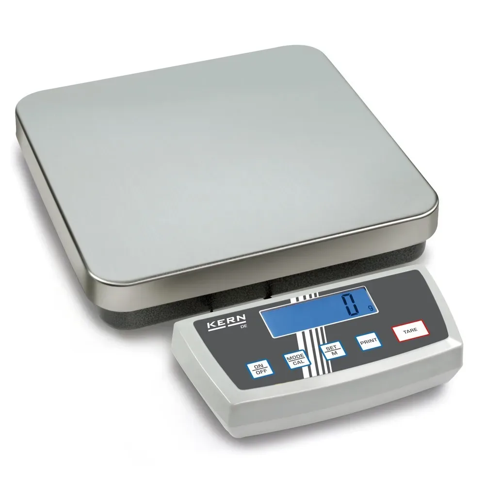 Kern DE6K05A Plattformwaage DE 6K0.5A Wägebereich (max.) 6 kg Ablesbarkeit 0.5 g über Steckernetzteil Silber