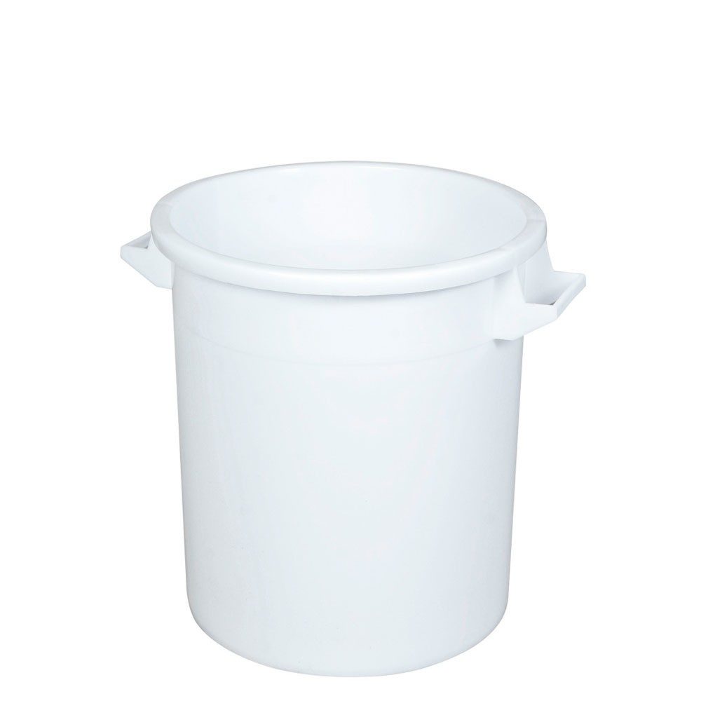Rundtonne, Ø oben/unten 390/315 mm, Höhe 415 mm, 35 Liter, weiss