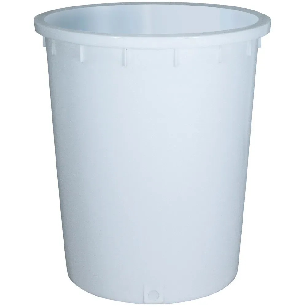 Rundtonne, Ø oben/unten 755/695 mm, Höhe 885 mm, 300 Liter, weiss