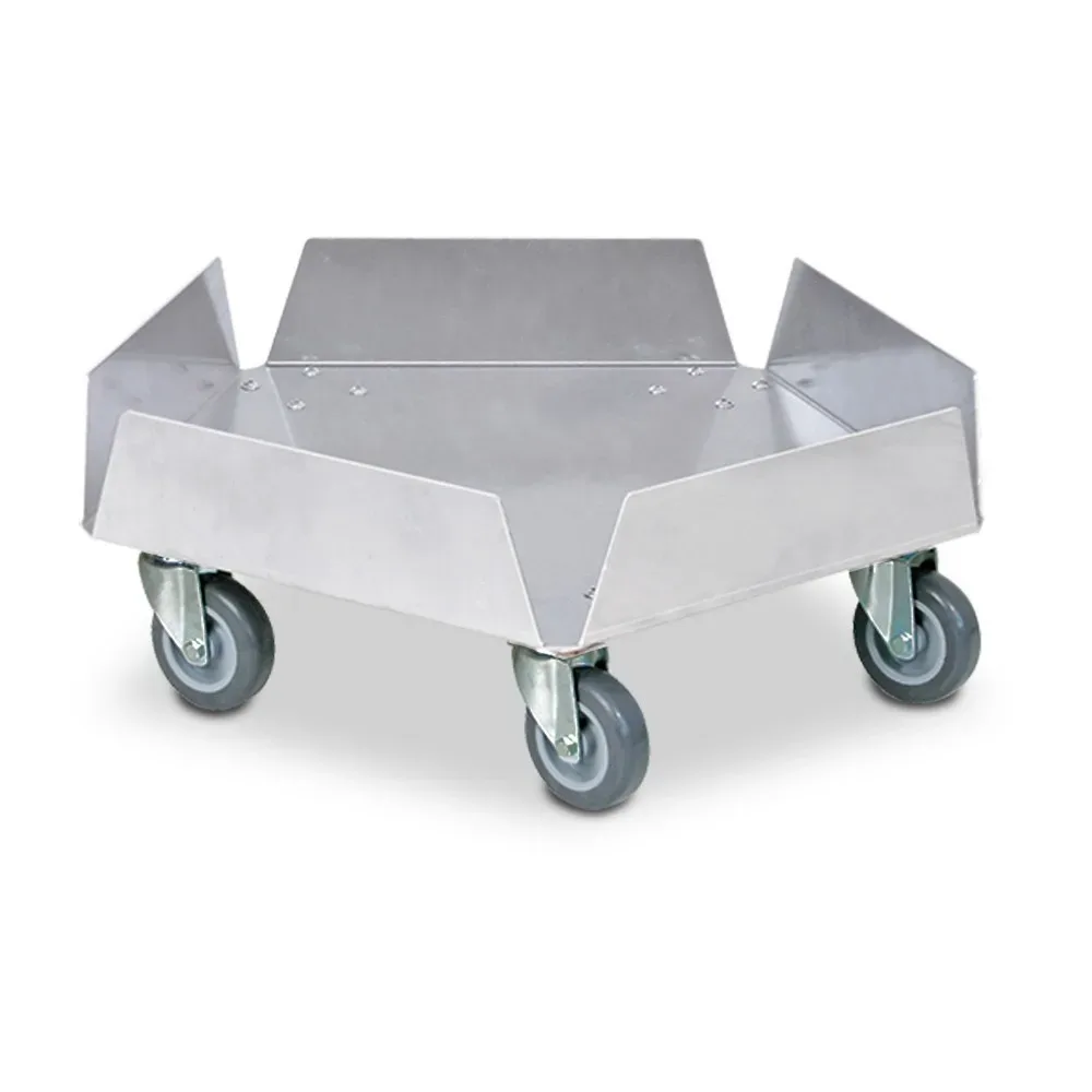 Transportroller für Rundtonnen bis 100 Liter, TK 250 kg, Aluminium
