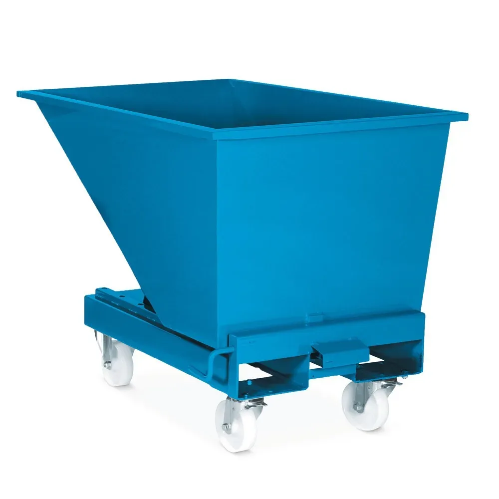 Rollensatz für Kippbehälter mit automatischer Auslösung, Vollgummi, Ø 160 mm