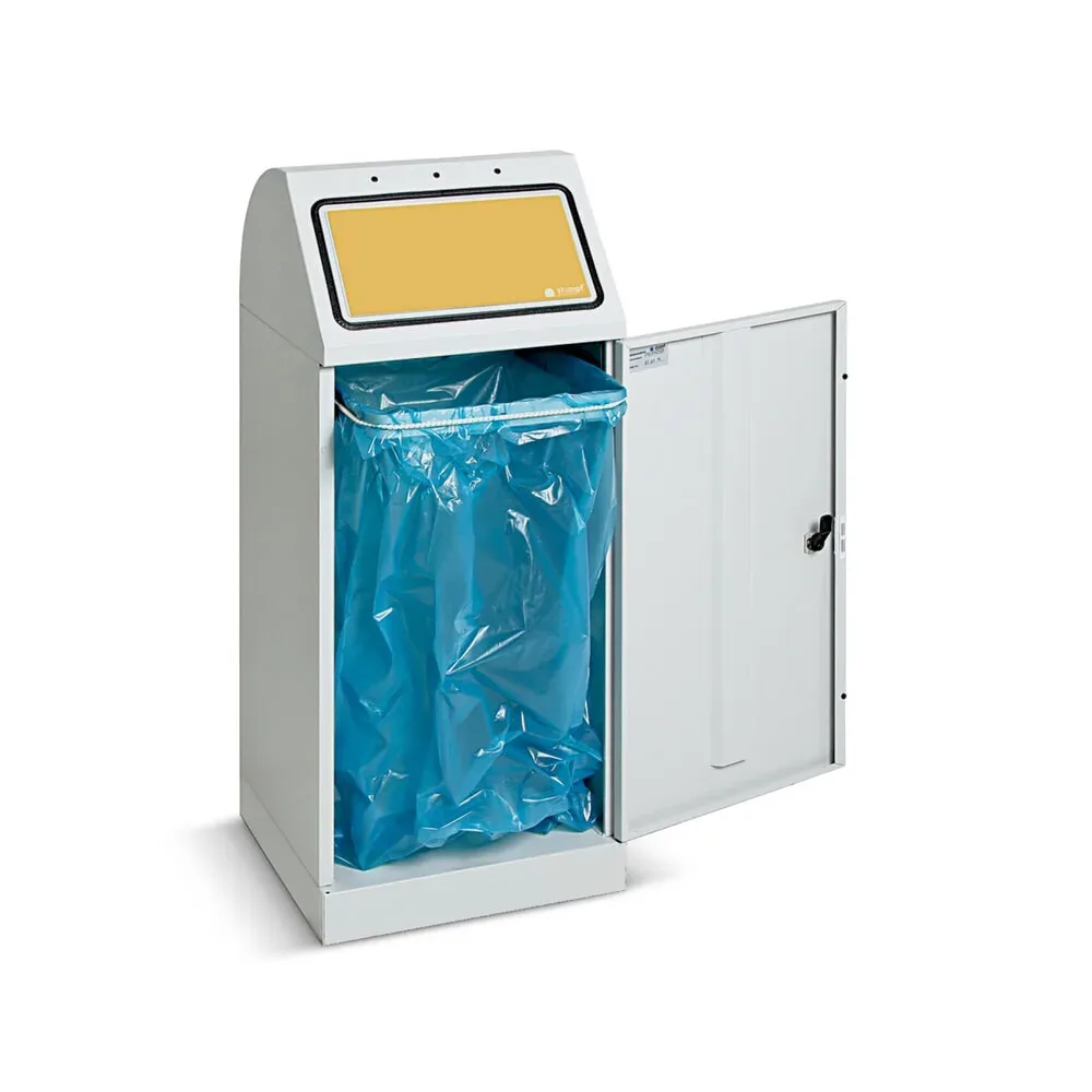 stumpf® Wertstoffsammler, 70 Liter, mit Flügeltür und Inneneinsatz