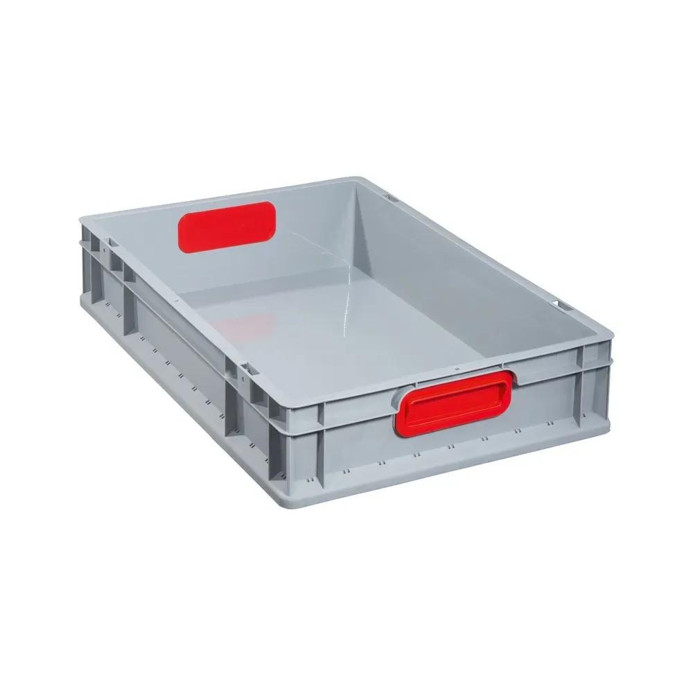 Allit Eurobox, mit roten Griffmulden, HxBxT 120 x 600 x 400 mm, 23 Liter