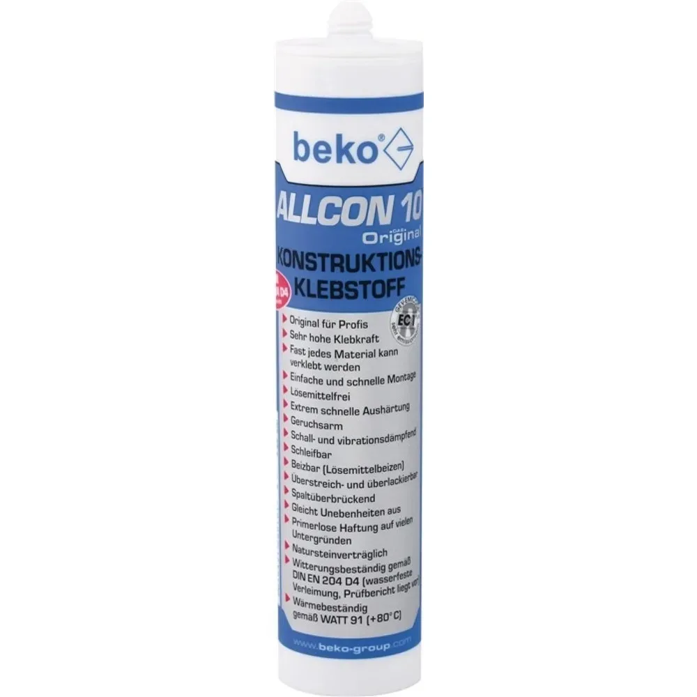 BEKO Konstruktionskleber Allcon 10 ® beige EN 204:D4 150 ml