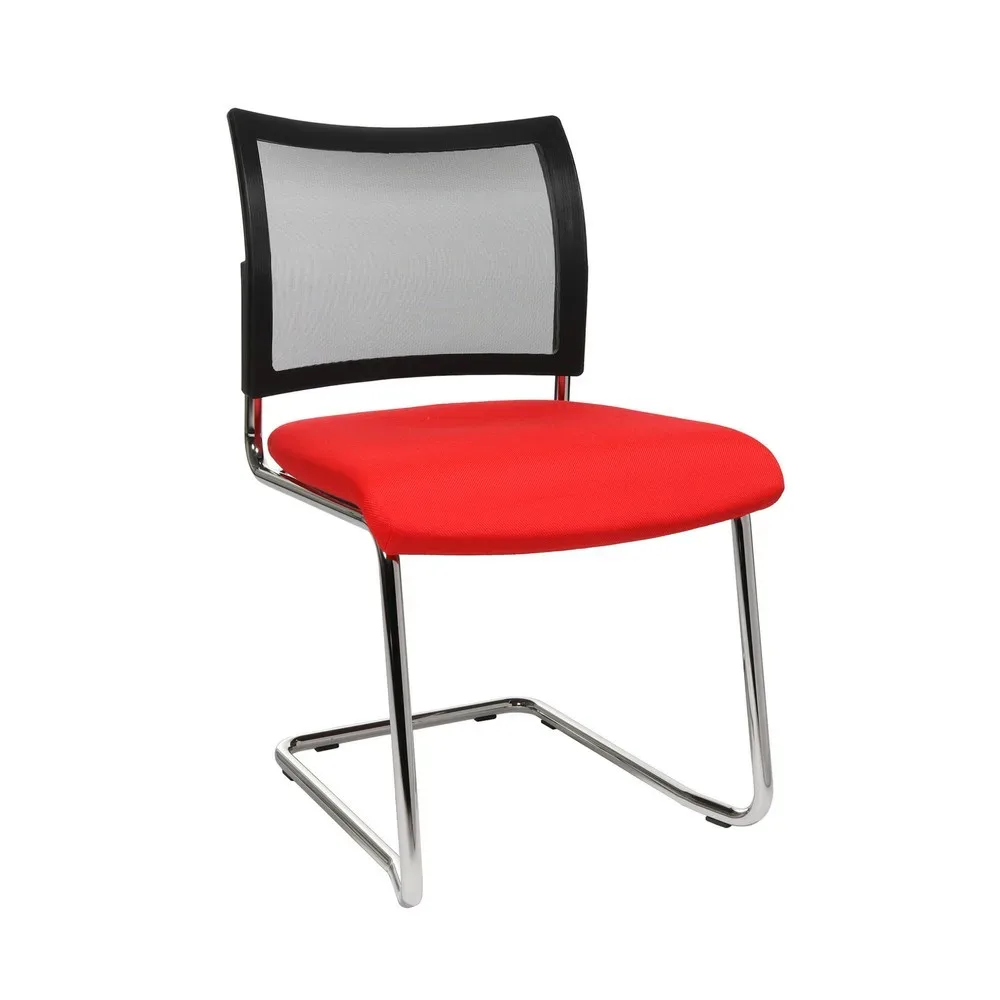 Topstar® Freischwinger New Age mit Netz-Rückenlehne, rot