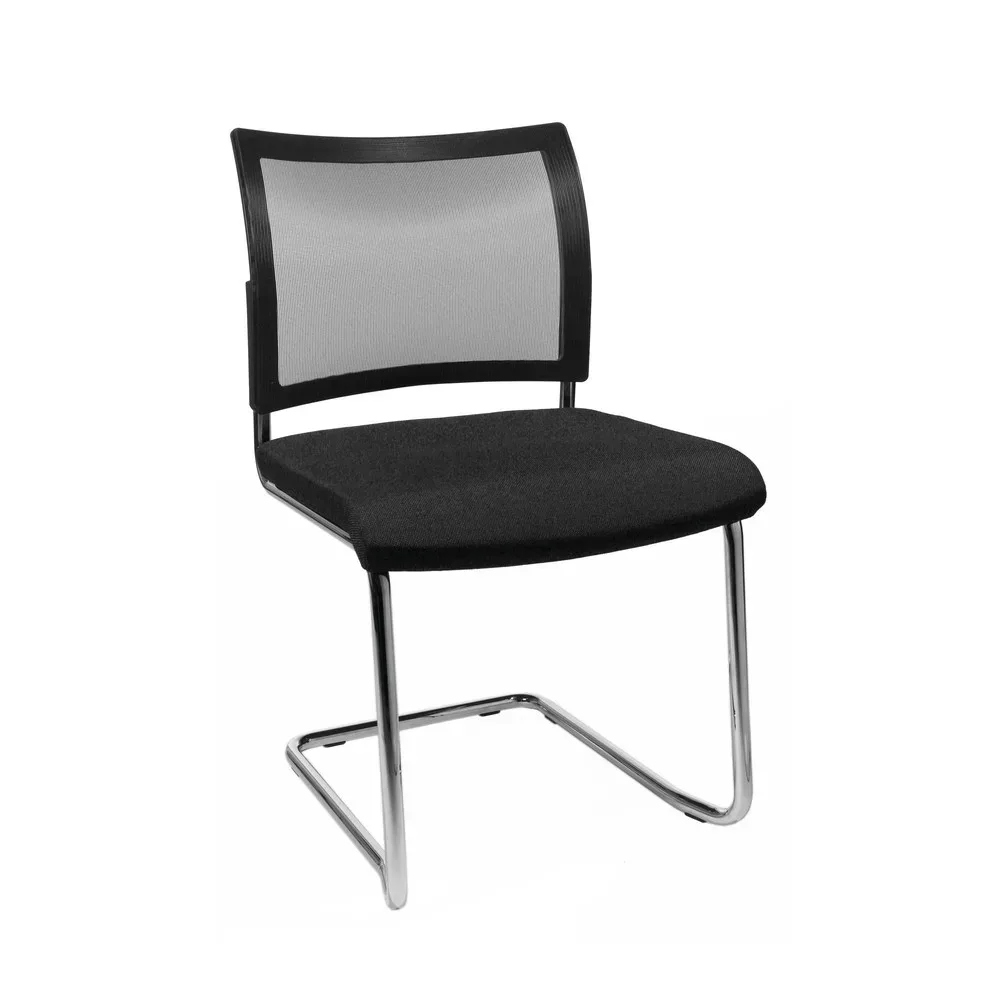 Topstar® Freischwinger New Age mit Netz-Rückenlehne, schwarz