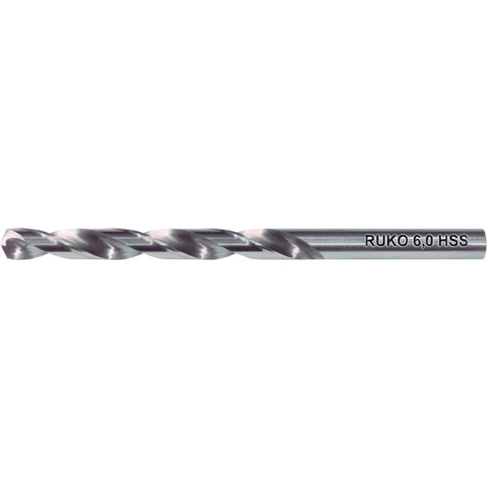 RUKO Spiralbohrer DIN 338 Typ N D.3,4mm HSS profilgeschl.Zyl.schaft