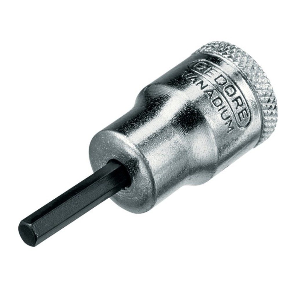 GEDORE Steckschlüsseleinsatz IN 30 3/8 Zoll Innen-6-kant SW 10mm L.49mm