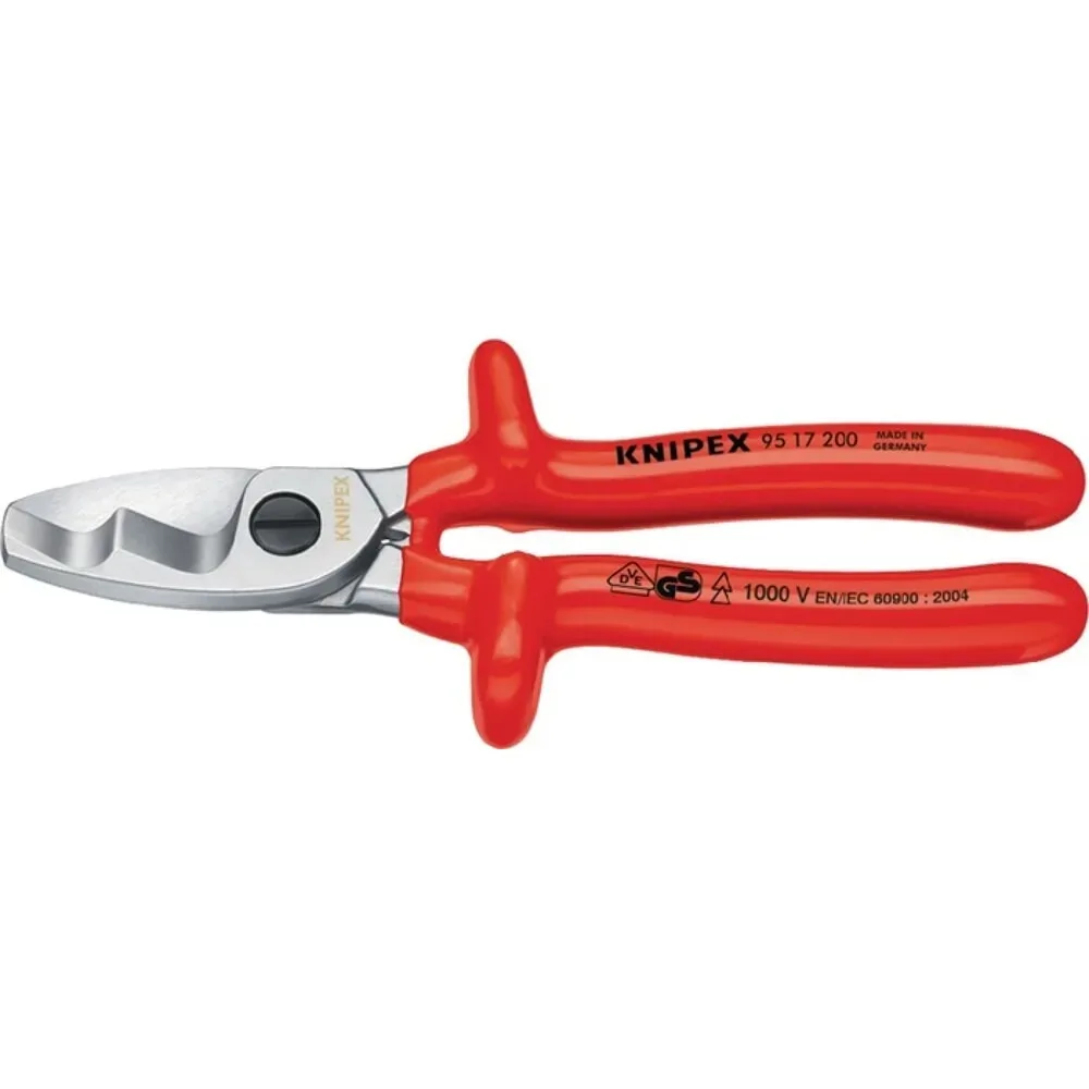 Knipex 95 17 200 Kabelschere Geeignet für (Abisoliertechnik) Alu- und Kupferkabel, ein- und mehrdrähtig 20 mm 70 mm² 0