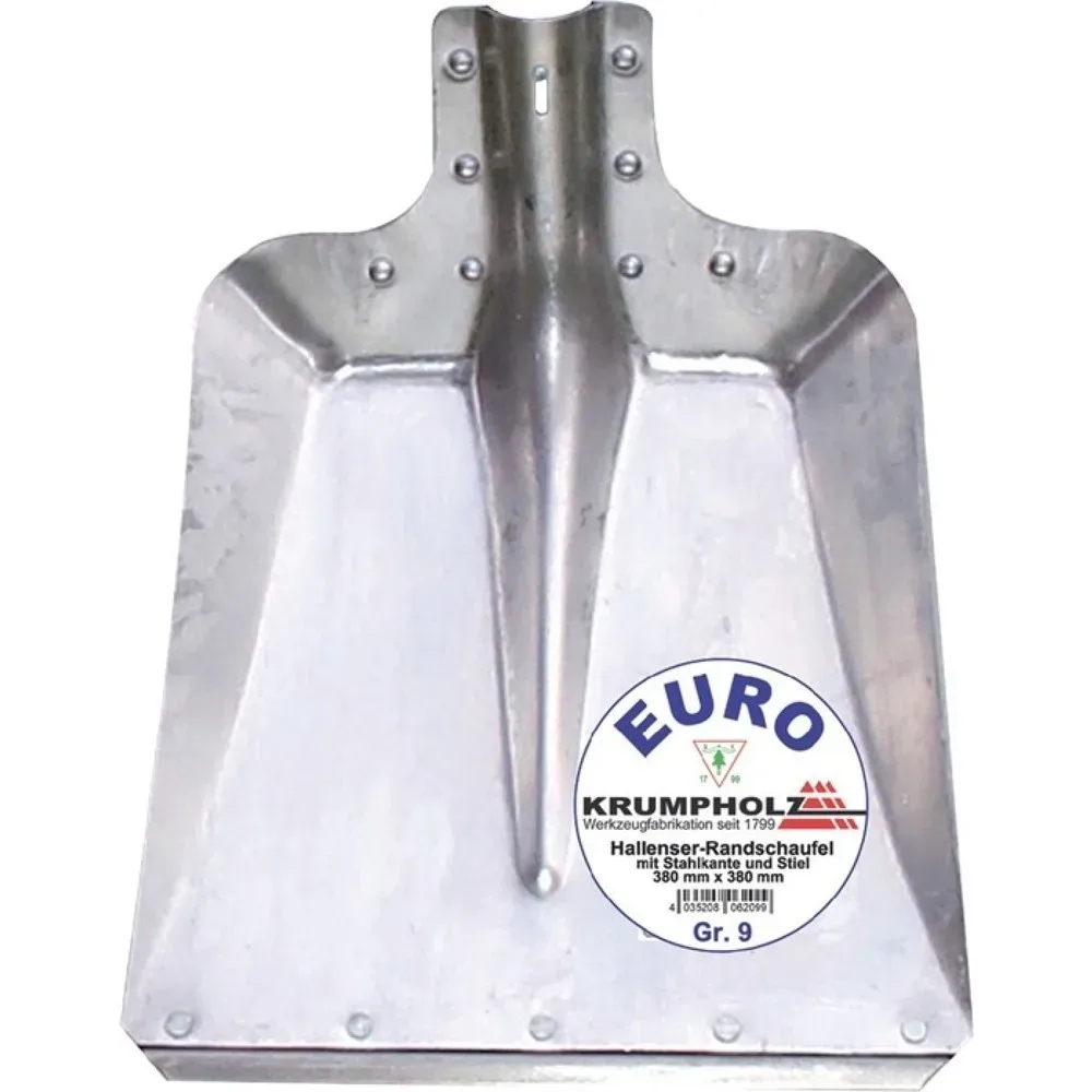 KRUMPHOLZ Hallenser Randschaufel FAVORIT Gr.9 380x380mm Aluminiumblech