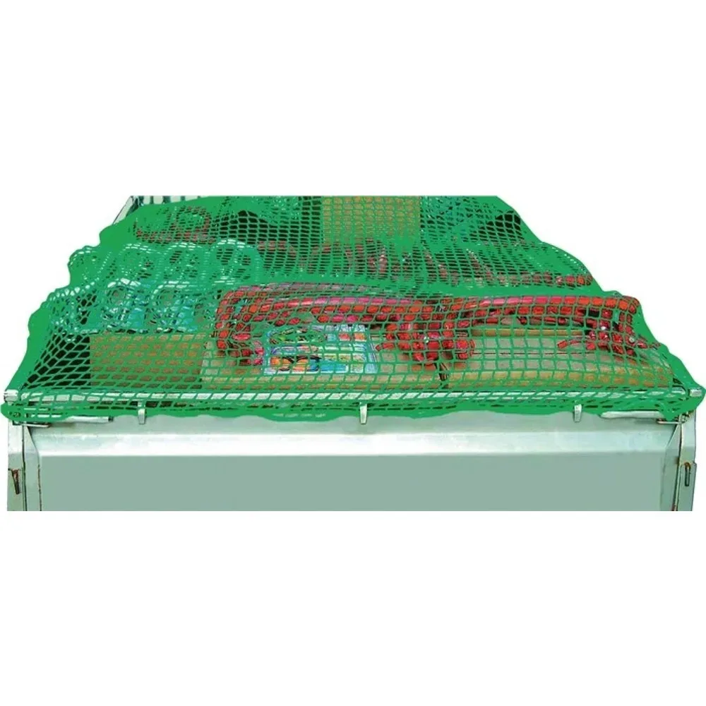 Containernetz L.6xB.3,5 m, S.3mm Polypropylen, grün Maschw.45mm