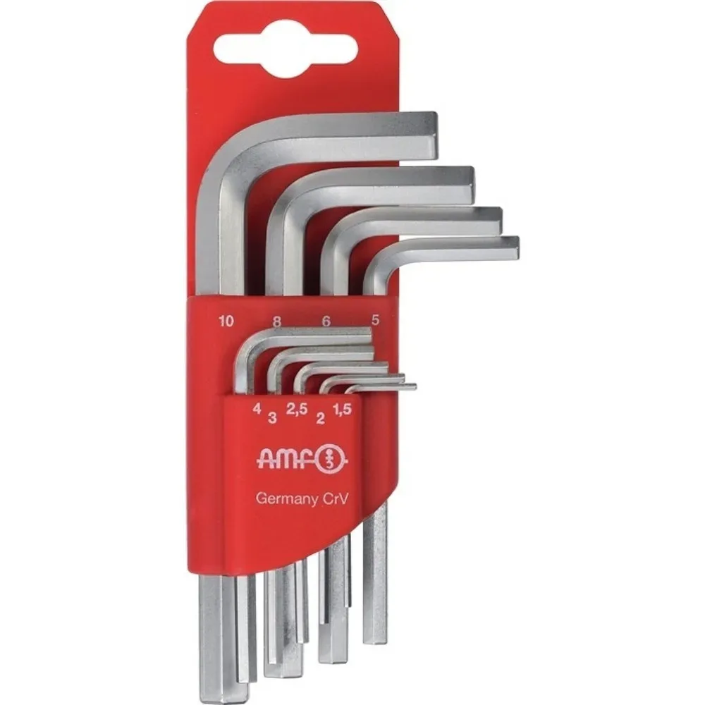 Winkelschraubendrehersatz 911-HM9C 9-teilig Kunststoffhalter SW 1,5 10 mm