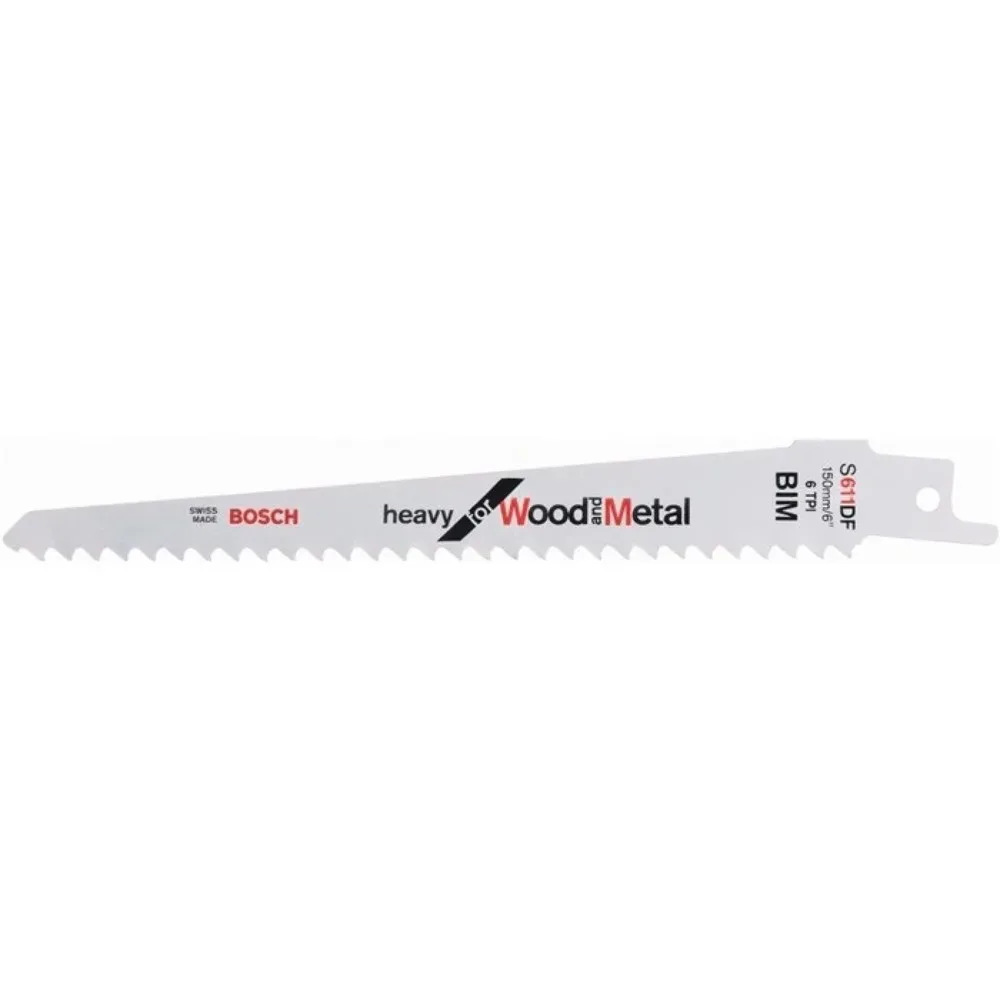 Säbelsägeblatt S 611 DF L.150mm B.19mm TPI 6 4,3mm 100 St./Karte
