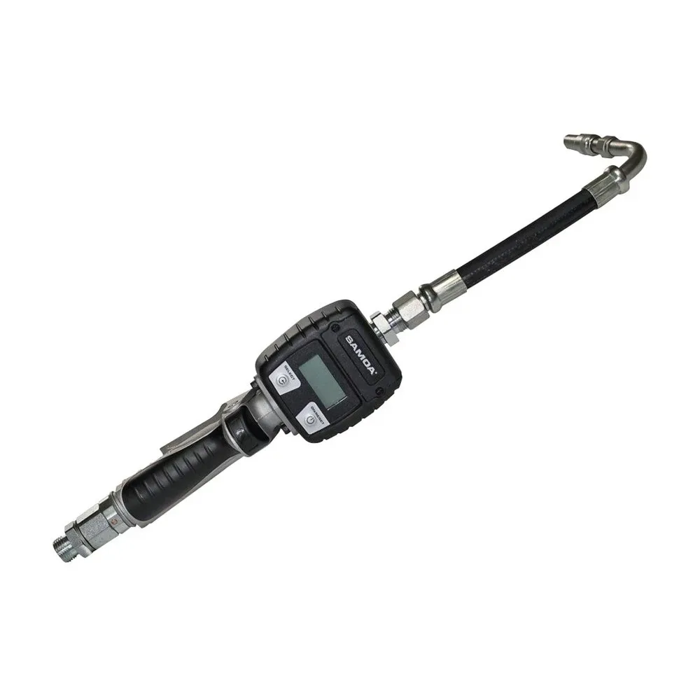 SAMOA Profi-Füllpistole für Öl, HxB 60 x 300 mm, mit Elektronik-Zähler
