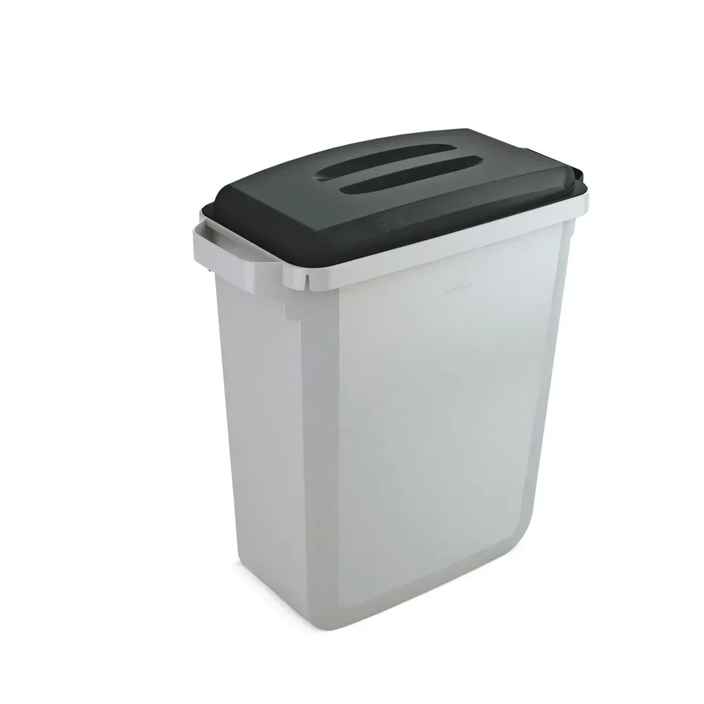 DURABLE Abfall- und Wertstoffbehälter 60 Liter, PP, grau, 1 Stk/VE