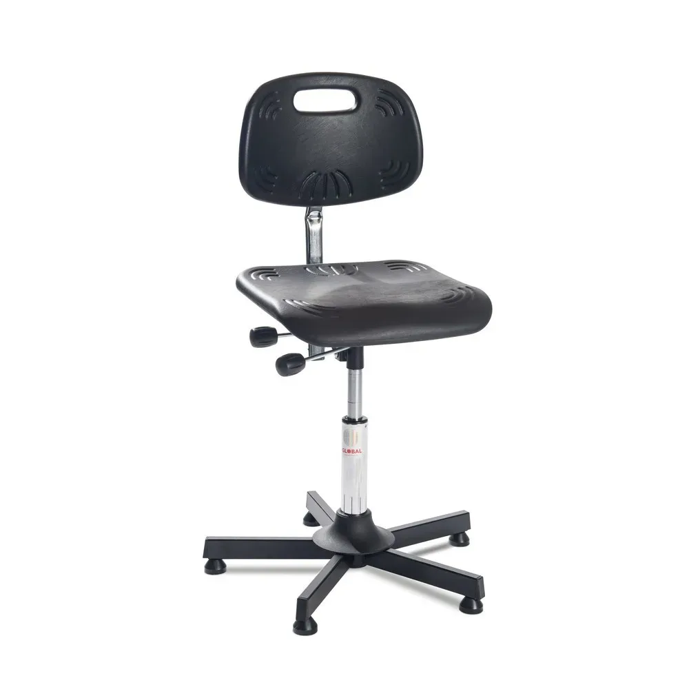 Global Stole A/S Arbeitsdrehstuhl Classic, Sitzhöhe 430-560 mm, Bodengleiter, Kunststoffbasis