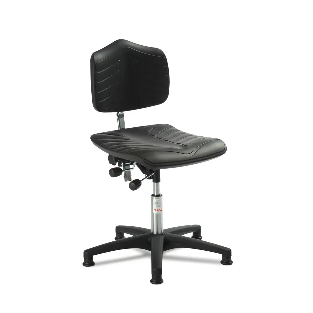 Global Stole A/S Arbeitsdrehstuhl Premium, Sitzhöhe 520-710 mm, Bodengleiter, Kunststoffbasis