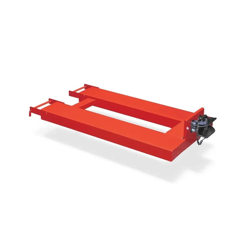 Bauer Rangierhilfe RH-RM, mit Anhängerkupplung, bis 650 kg, L 1465 x B 650 x H 270 mm, lackiert, feuerrot RAL 3000