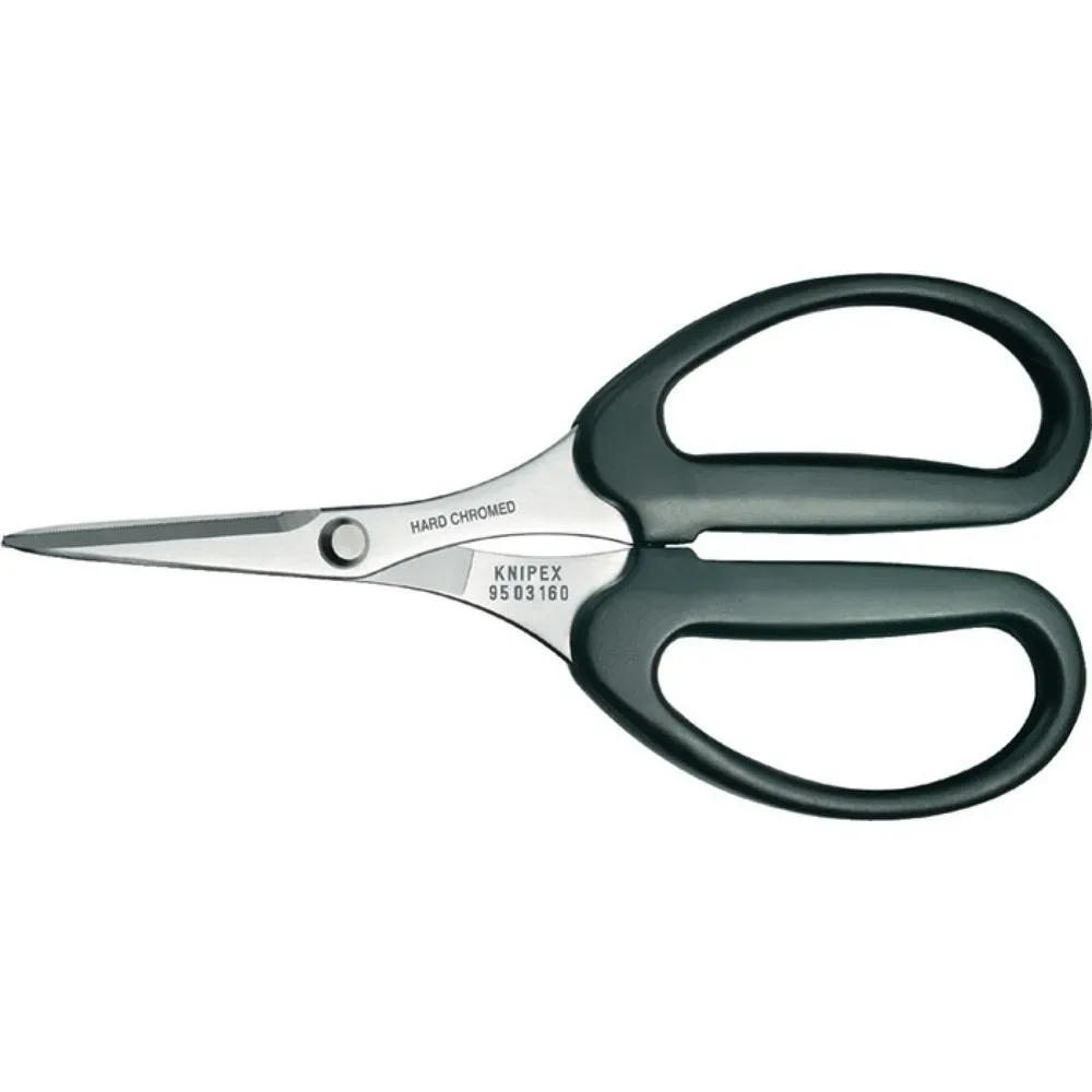 Knipex KNIPEX 95 03 160 SB Schere für Fasern aus KEVLAR® mit Kunststoff umspritzt verchromt 160 mm 95 03 160 SB