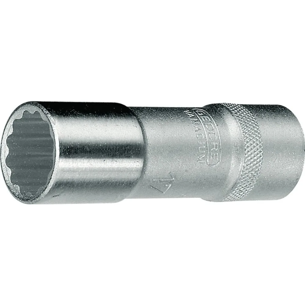 GEDORE Steckschlüsseleinsatz D 19 L 1/2 Zoll 12-kant SW 13mm L.77mm
